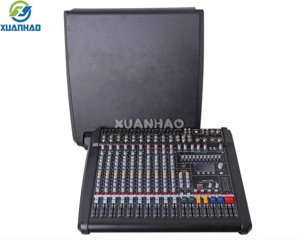 High Quality CMS1000 10 Channel Digital Mixer 4 Stereo Input Lightweight Metal Chassis For Home Studio Recording Setup