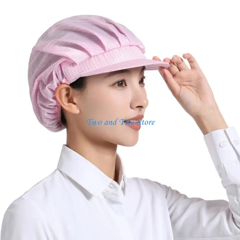 HX6F Breathable AntiStatic Work Cap DustProof Cooking Hat For Industrial Workplaces