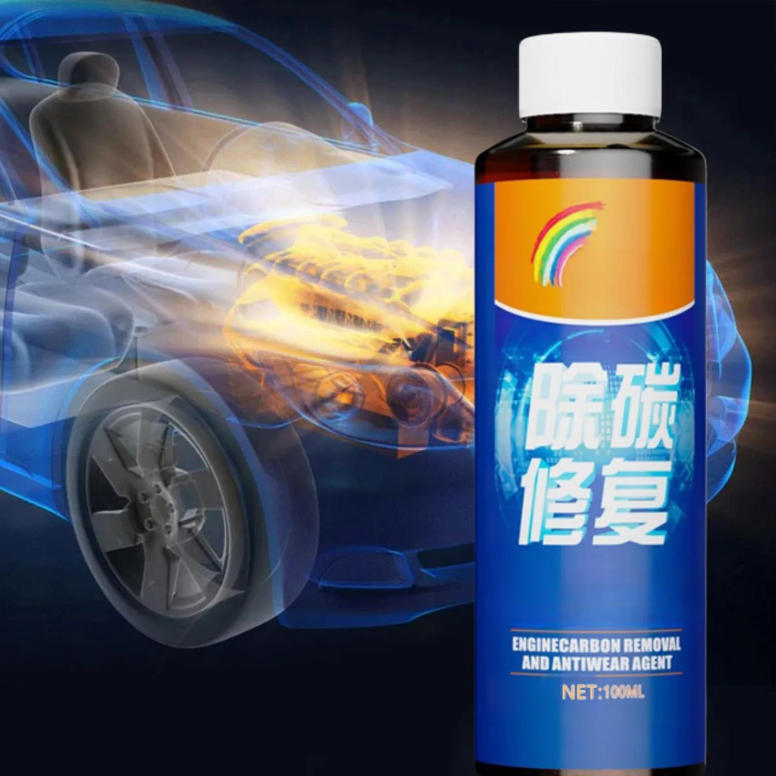 Engine Carbon Removal Repair Agent Highly Effective Engine Anti-Friction Treatment Suitable for Car Maintenance