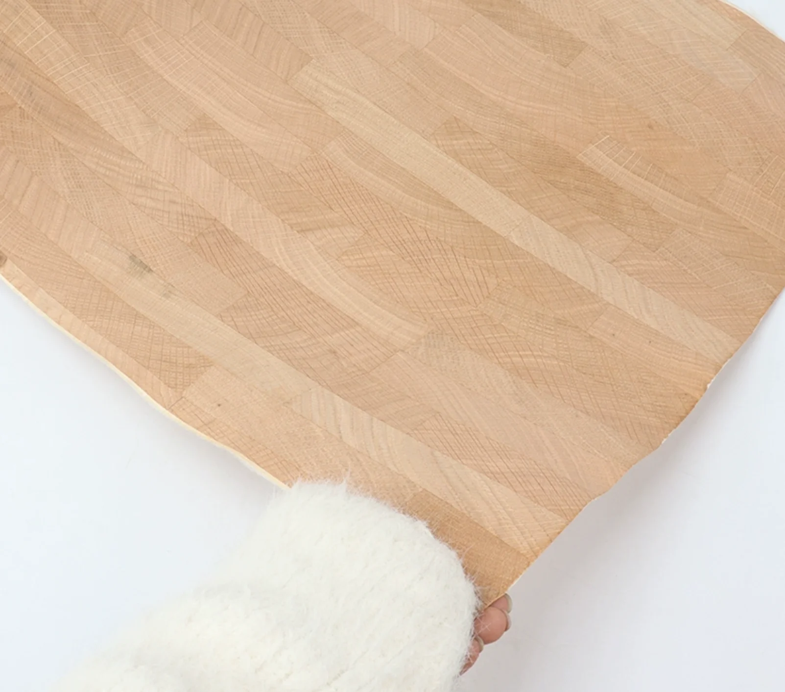 Size:0.4x1.2meter Thick:0.4mm Tree Ring Craft Long Strip Solid Wood Parquet Wood Skin Furniture home speaker decorative veneer