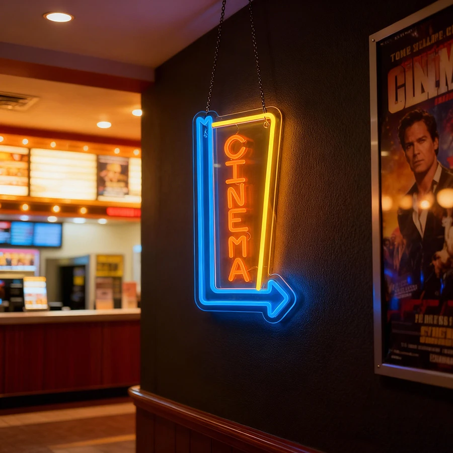 Cinema Arrow LED Neon Sign USB - Home Cinema Guide 评论和价格