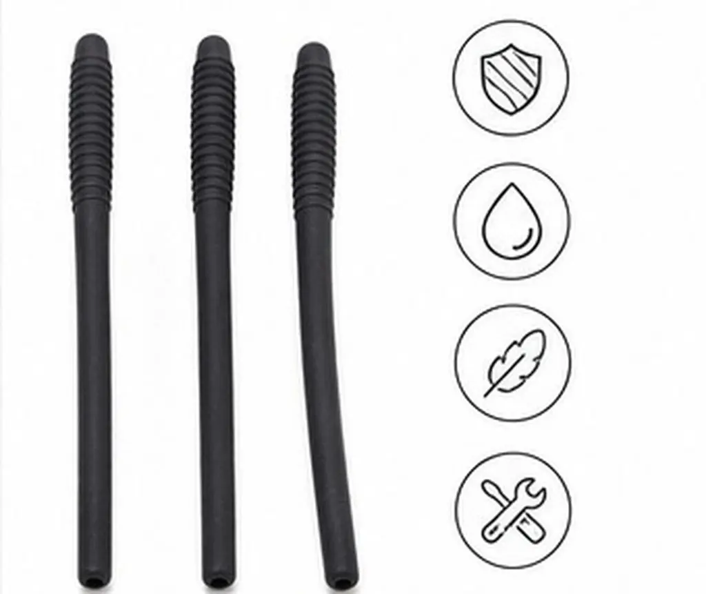 10Pcs Silicone Glasses Temple Sleeves Anti-Slip Soft Ergonomic Tips Replacement Eyeglass Retainers for Secure Fit All-Day
