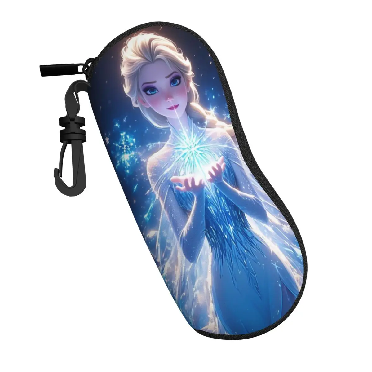 Disney Frozen Ultra-Light Soft Shell Glasses Case - Compact and Portable Eyewear Case for Travel, School, and Daily Use