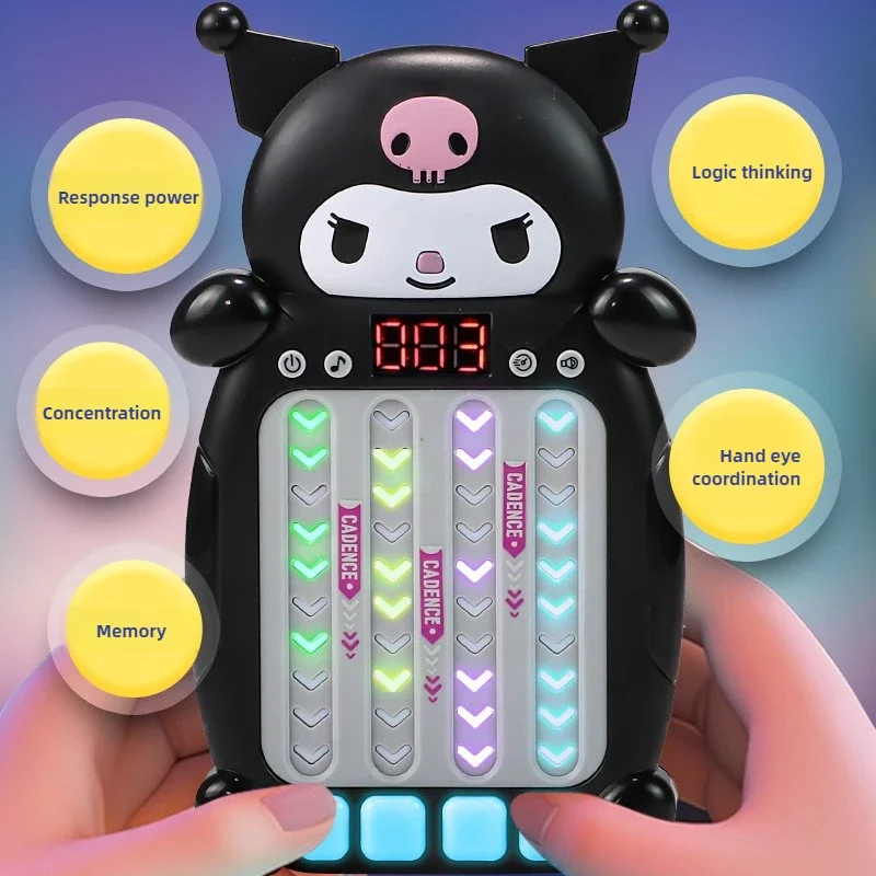 Rhythm Master Speed Push Game Console Puzzle Dance Game Console Decompression Challenge Multiplayer Battle Toys for Children