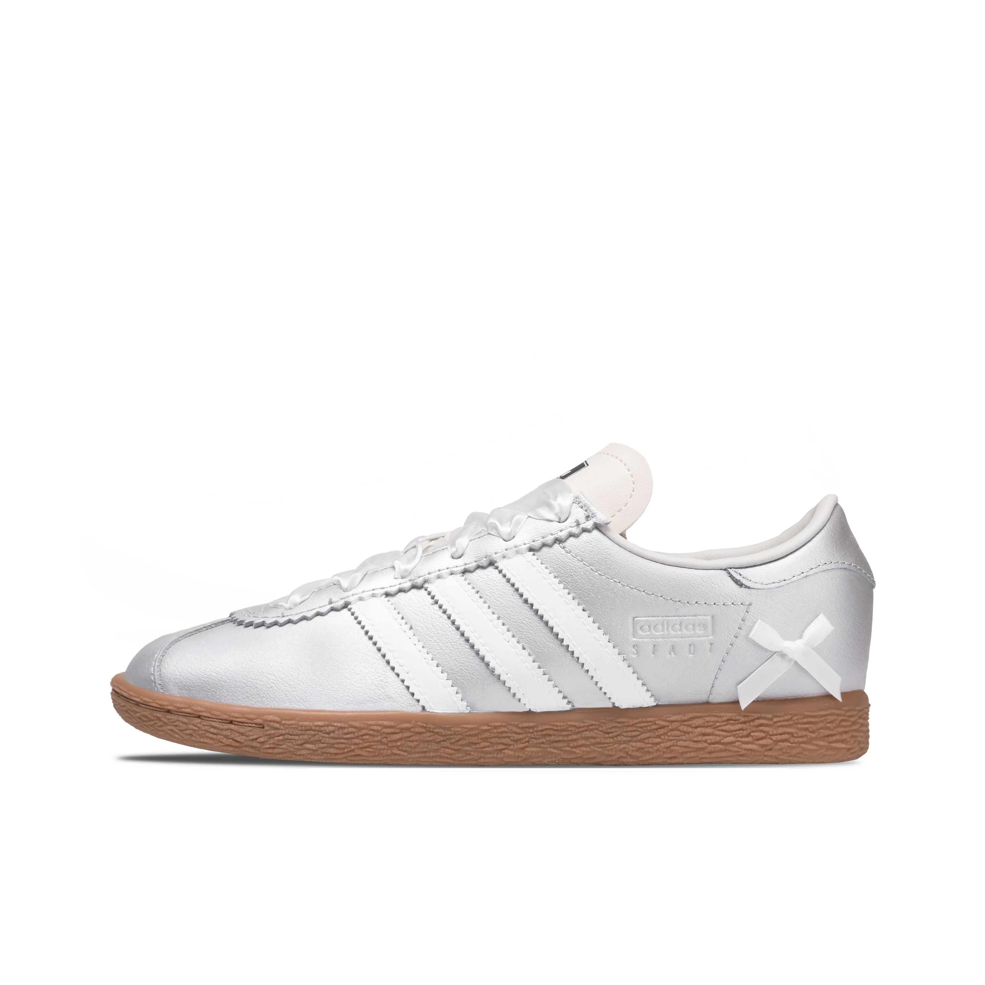 Adidas Originals Stadt Abrasion Resistant Low top German Army Trainers Unisex Silver JR8312(Team357-)