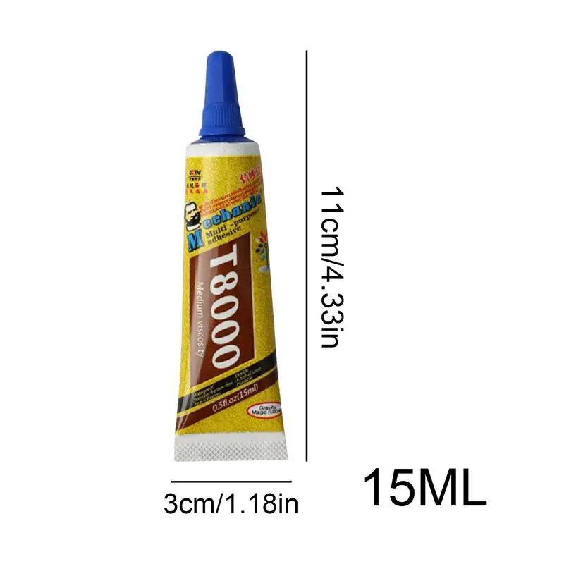 Ceramic Glue 15ml DIY Crafting Glue Pendant Adhesive Ceramic Repair Adhesive Super Strong Liquid Glue Multifunctional High