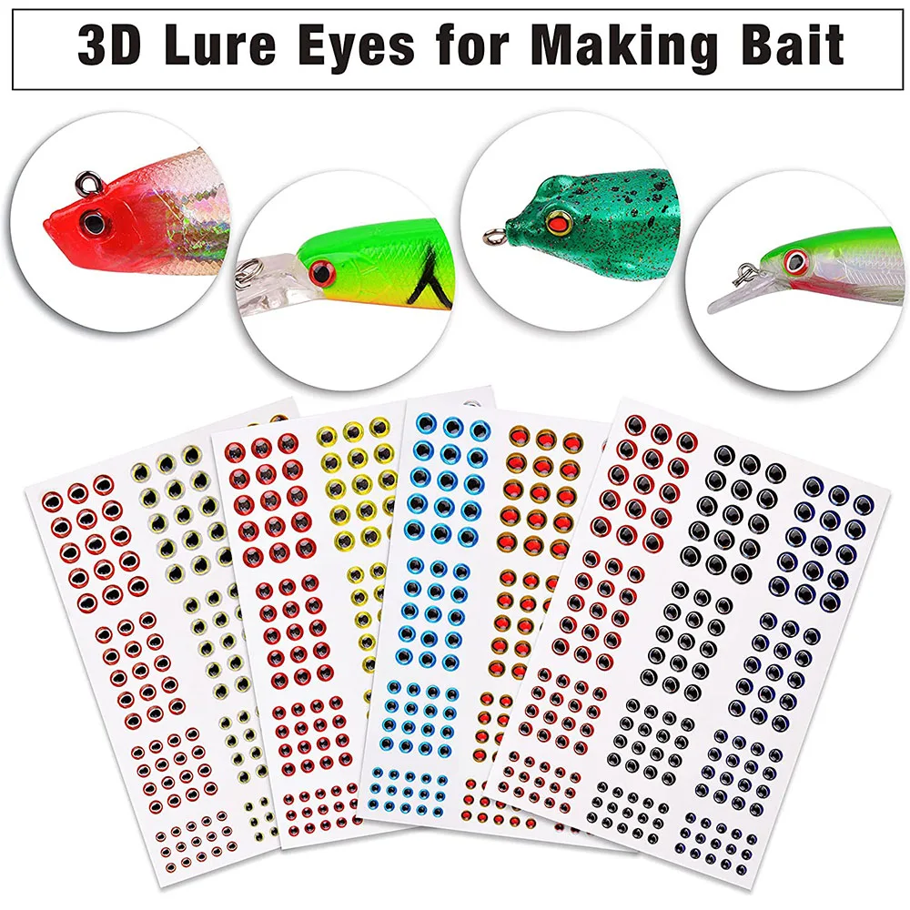 Ojos holográficos realistas para señuelos de pesca – Atado de moscas DIY - imagen 5