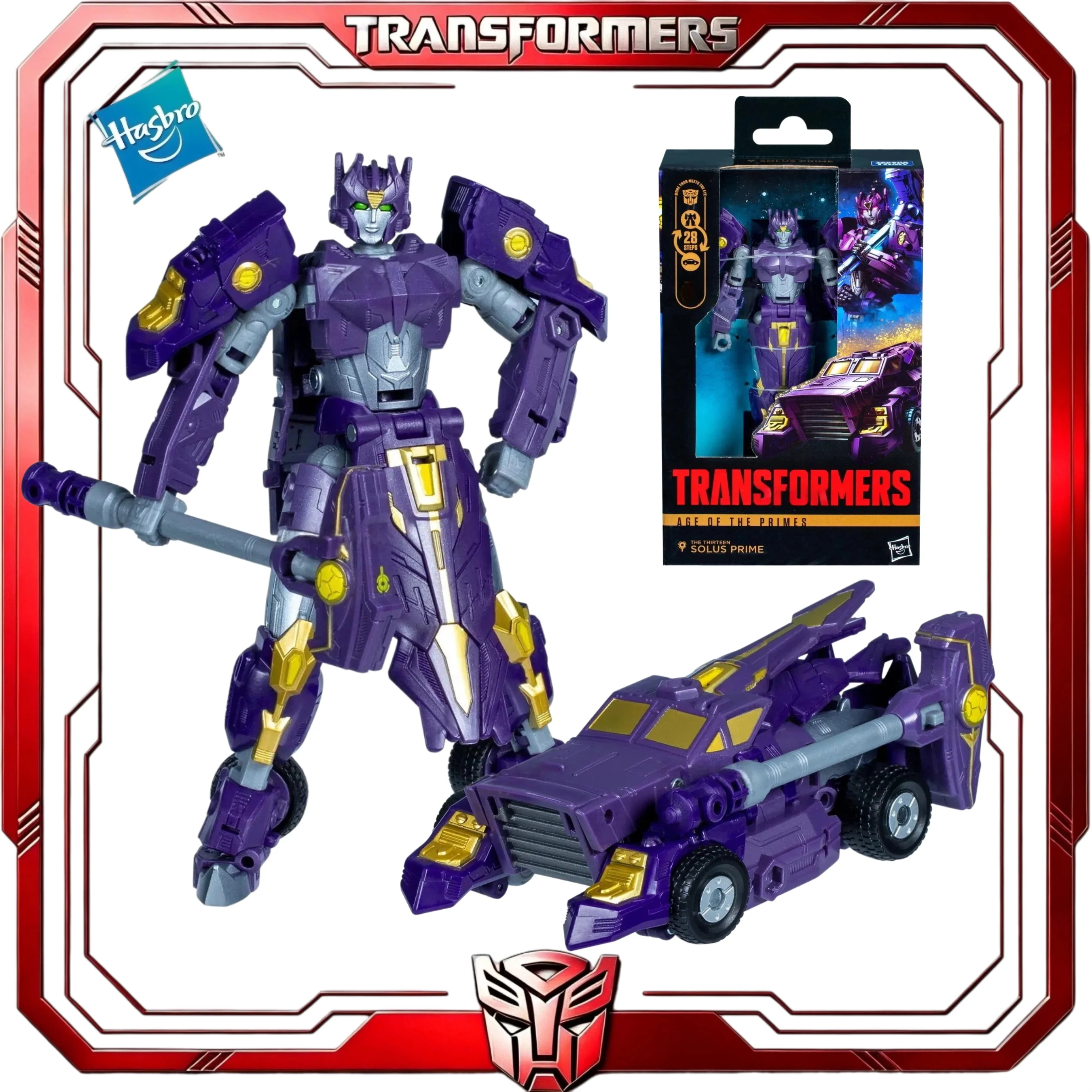 Op voorraad Transformers Age of the Primes The Thirteen Solus Quintus Micronus Alchemist Prime Hasbro Collectible Action Figure