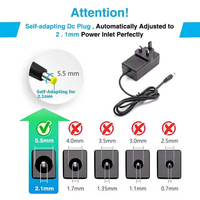 Switching Power Supply UK 12V 4A Lighting Transformer AC 110V~220V To DC 12V LED Power Adapter For Led Light CCTV Camera Router