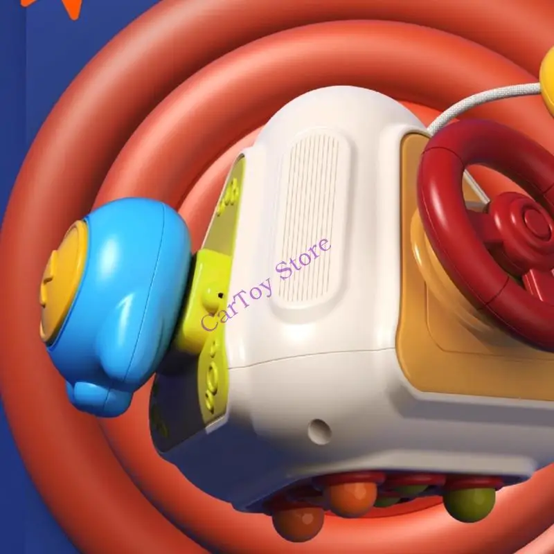 لعبة تعلم تفاعلية للرضع مع مقابض منسوجة كرة حسية بلاستيكية قابلة للمضغ للأطفال من سن 0 إلى 3 أشهر مناسبة للسفر