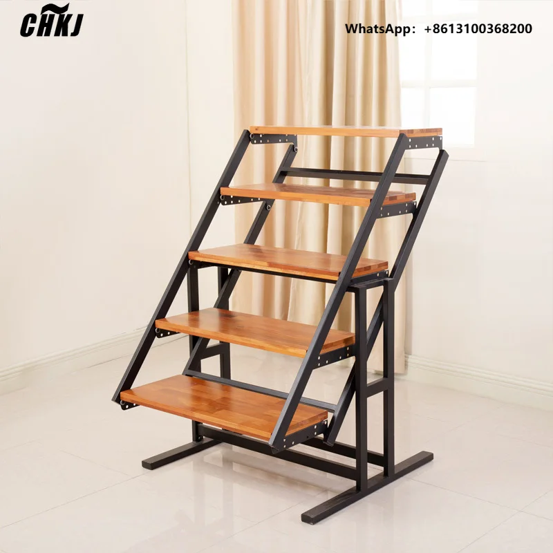 All solid wood home apartment multi-functional office wrought iron deformation telescopic storage folding training dining table