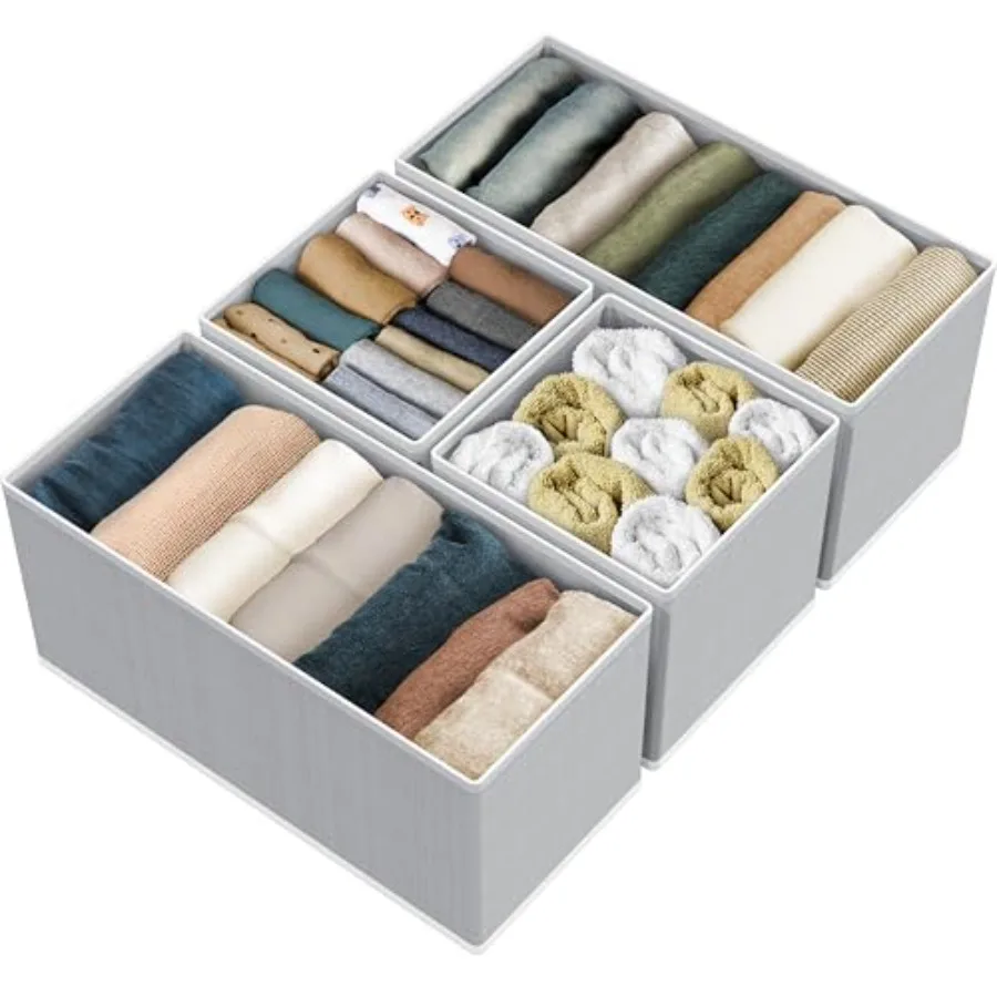 Underwear Drawer Organizer,,for Sock/Bra/Undergarment/Panty/Onesie, Collapsible