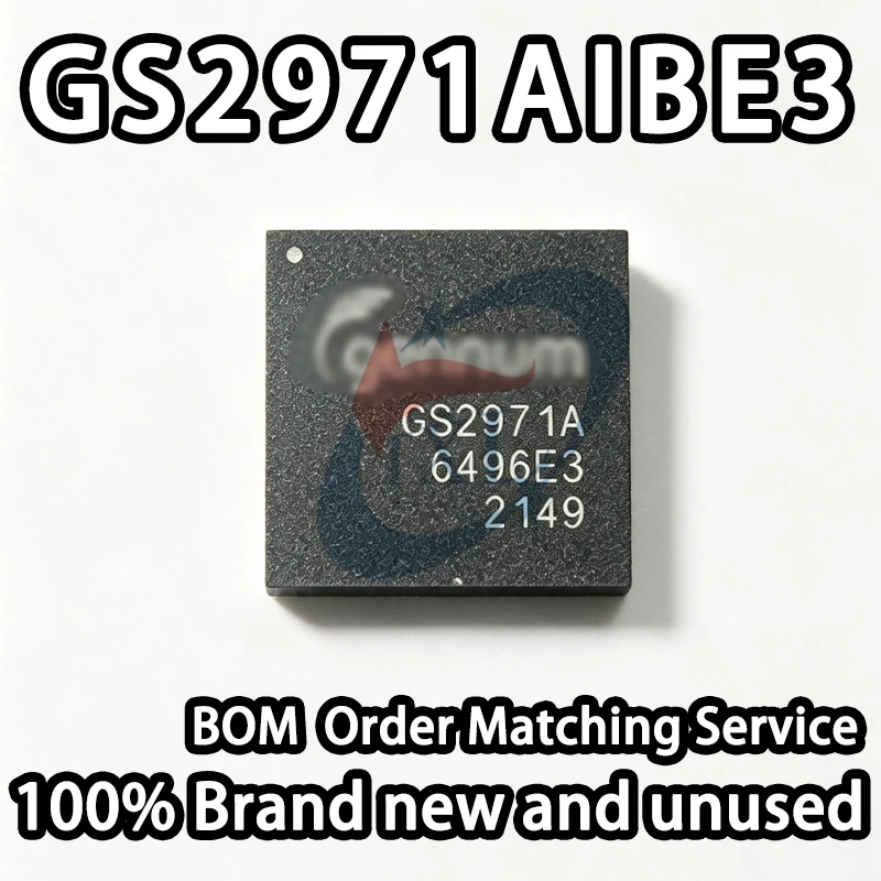 【100% Brand New】GS2971A GS2971AIBE3 GS2971A-IBE3 3G/HD/SD-SDI Multi-Channel Rate Serial Video Receiver BGA Chip