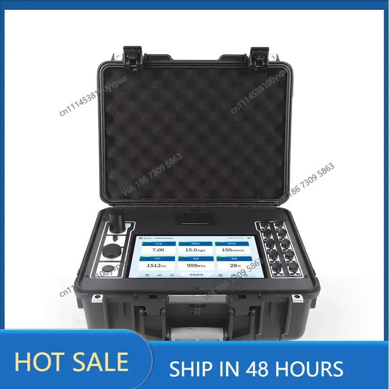 Portable multi-parameter water quality tester electrode method can quickly determine more than a dozen indicators