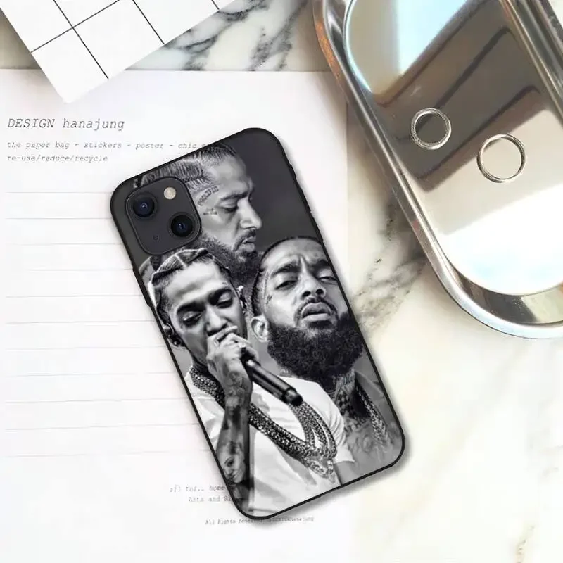 Rapper Nipsey-Hussle Handyhülle für iPhone 11 12 Mini 13 Pro XS Max X 8 7 6s Plus 5 SE XR Shell