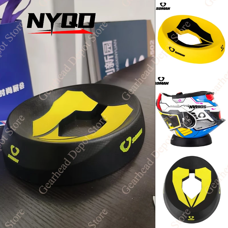 SOMAN Almohadillas para Casco de Moto, 3 Colores, Repuesto de Almohadilla Interior para Casco Integral y Semi Integral, Accesorios para Motocicleta