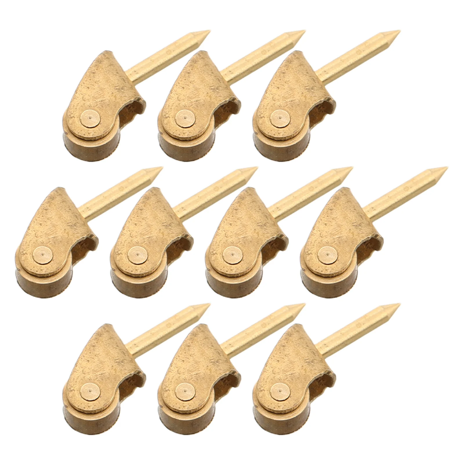 

10Pcs Mini House Table Pulley Wheels Rolling Casters for Miniature Wardrobe Furniture Accessories Dollhouse Tiny Items