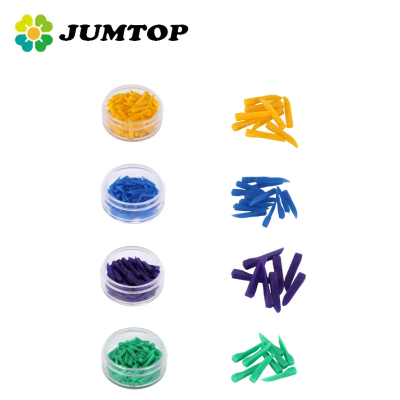 JUMTOP Dental Interdental Wedge Tooth Gap Wedge Specially Treated Tips Gum Protection Dentistry Material