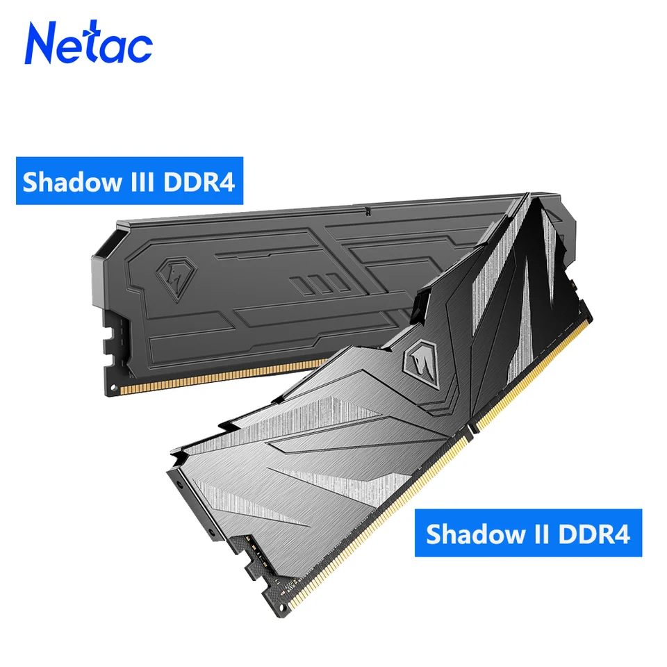 Netac Memory DDR4 32GB 16GBx2 8GBX2 3200MHz Shadow III Ram Memoria