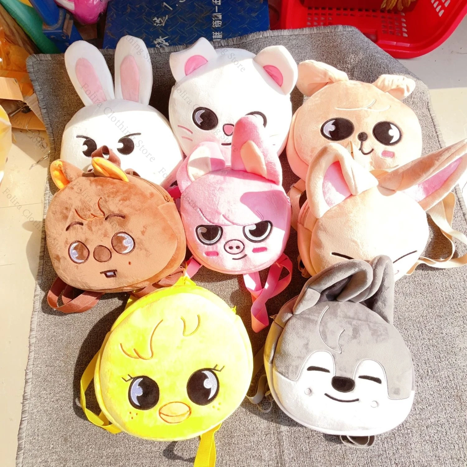 Kpop Fashion Bangchan Woojin Lee Know Minho Fans Ransel Lucu Kawaii Tas Mewah Hadiah Ulang Tahun Desain Bordir Tas Wanita