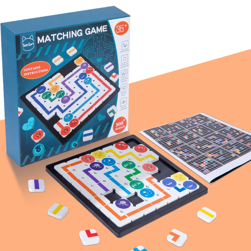 connected-logical-thinking-matching-puzzle-games-kids-education-toys-brain-teaser-jigsaw-board-game-parent-child-interactive-toy