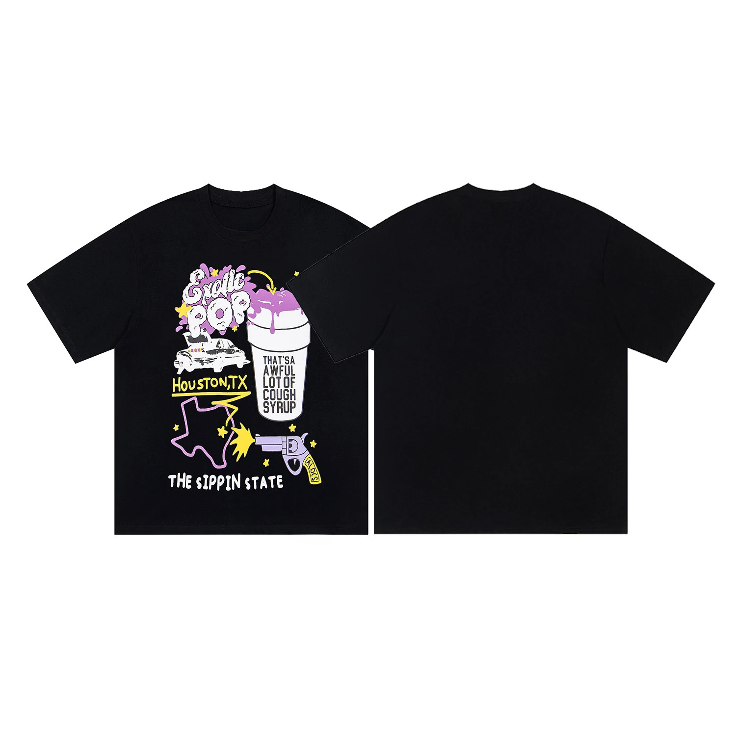 Y2k Summer That A Lot of Awful Cough Syrup American-style High Street Short-sleeved T-shirt Both Men and Women Cotton T Shirt