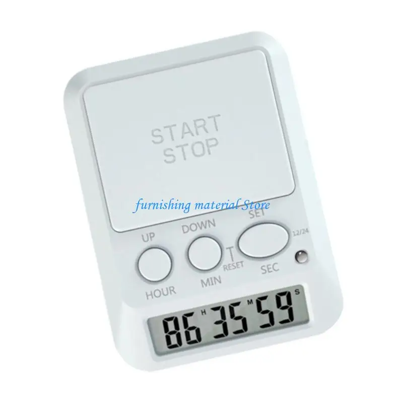 Y5GD Easy Carry Timer Device Electronic Clock High Visible LCD Displays Timer Gift