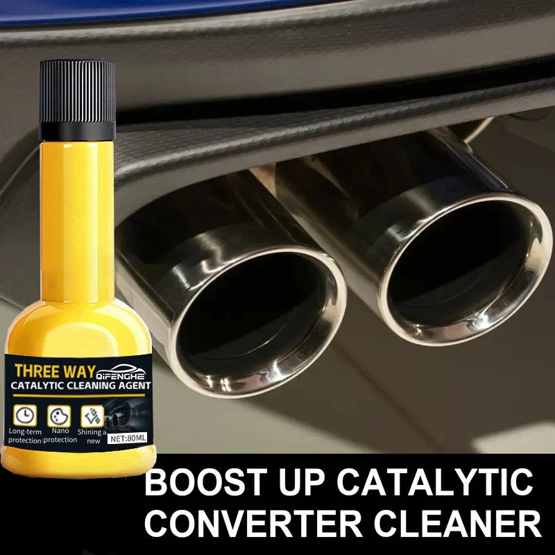 Ternary Catalytic Cleaner For Automotive  , Non-Removable Exhaust Gas Catalytic Removal Of Deposits Inside The Engine