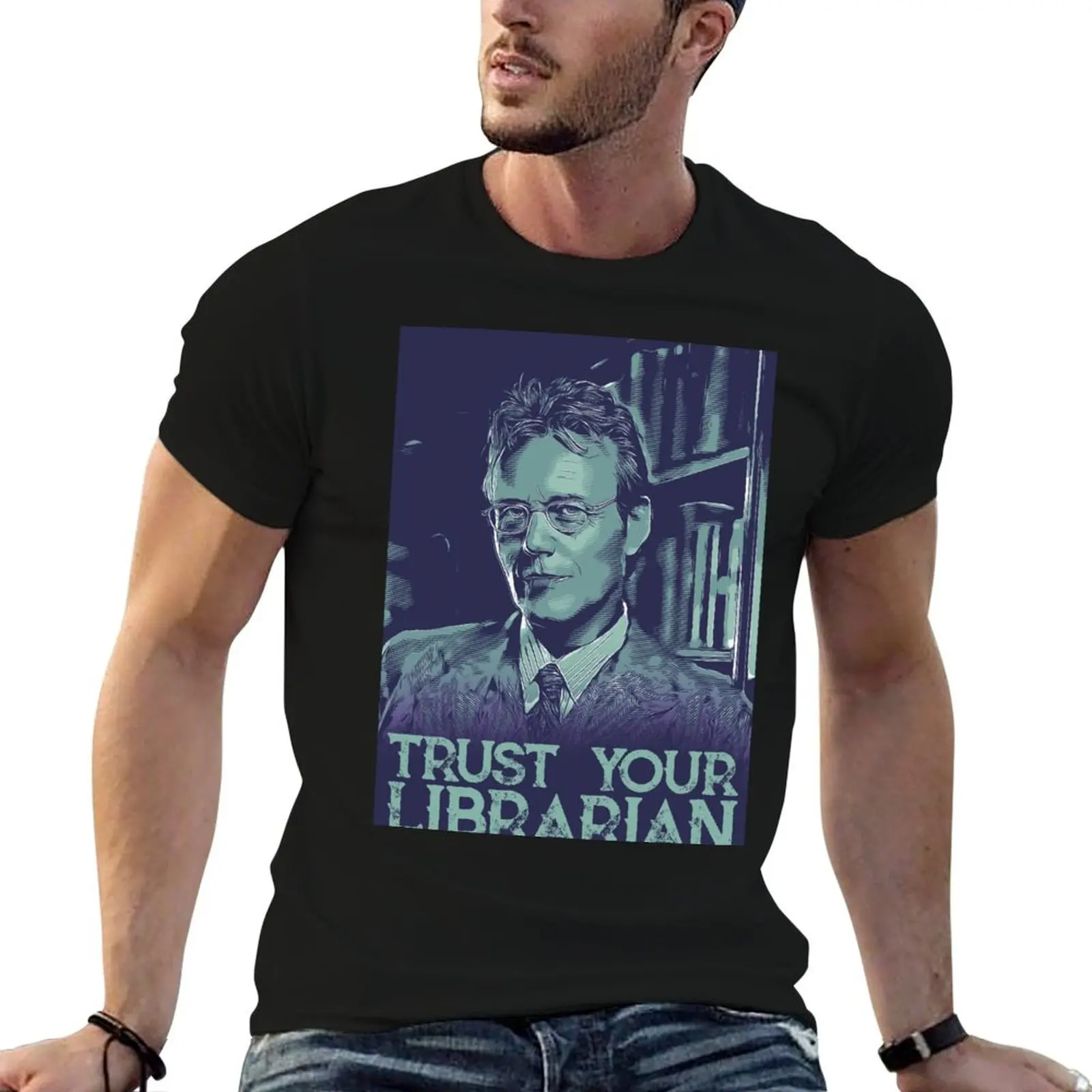 

Trust your librarian T-Shirt man t shirts for men casual men t shirt cotton 100% T-Shirt