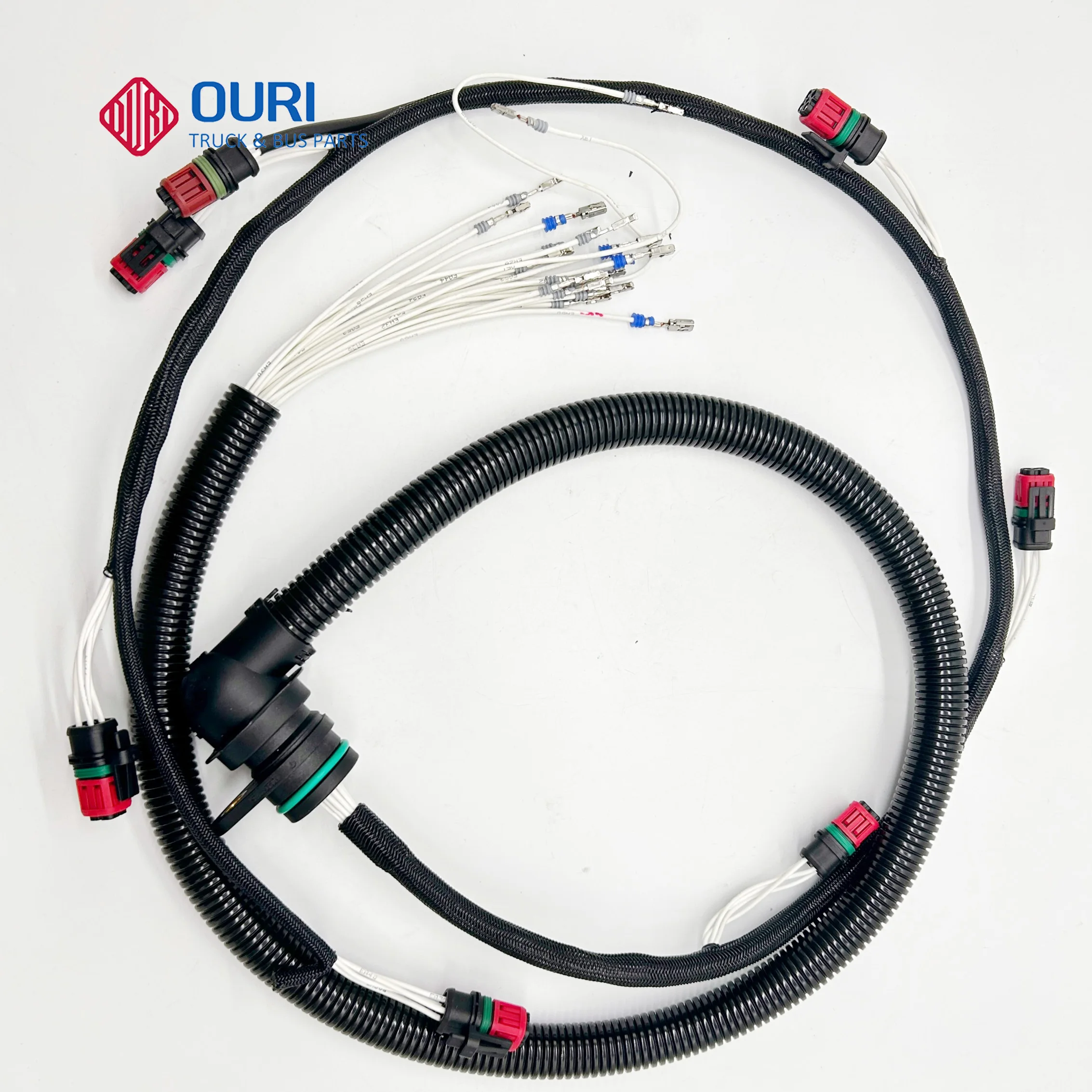 OURI Injector Cable Wiring Harness 22248490 for Volvo FH FM FMX NH BUS Truck Engine Parts