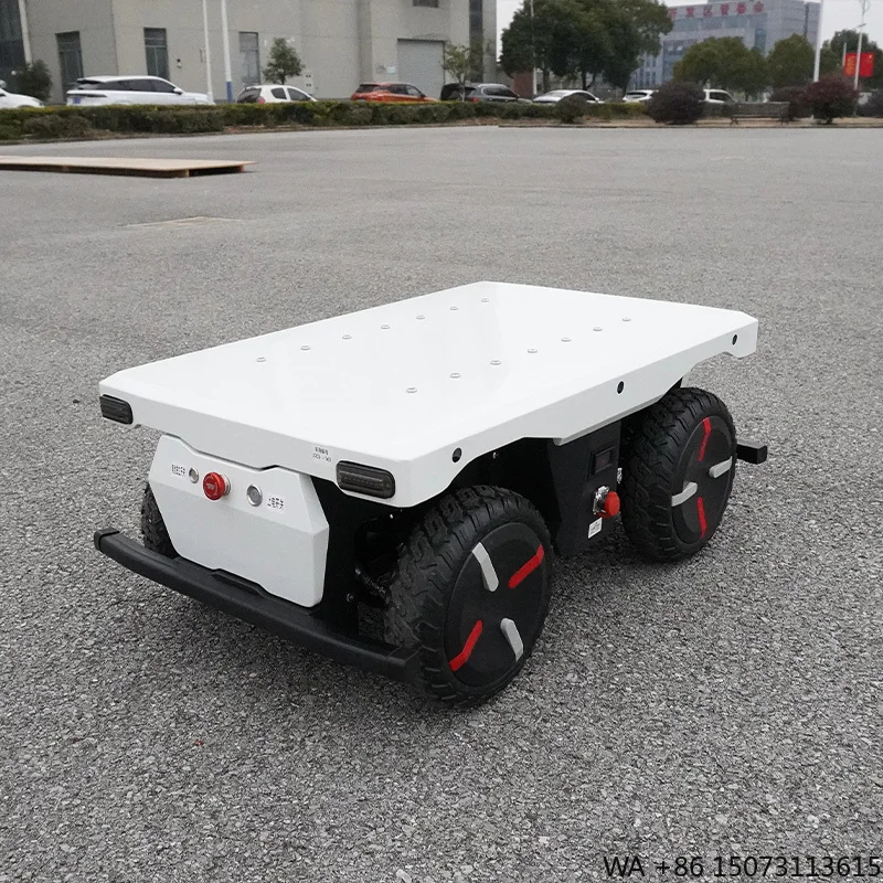 Wheeled UGV Outdoor 4 Wheel Drive Autonomous Vehicle Robot Chassis, Unmanned Ground Vehicle Platform for Research