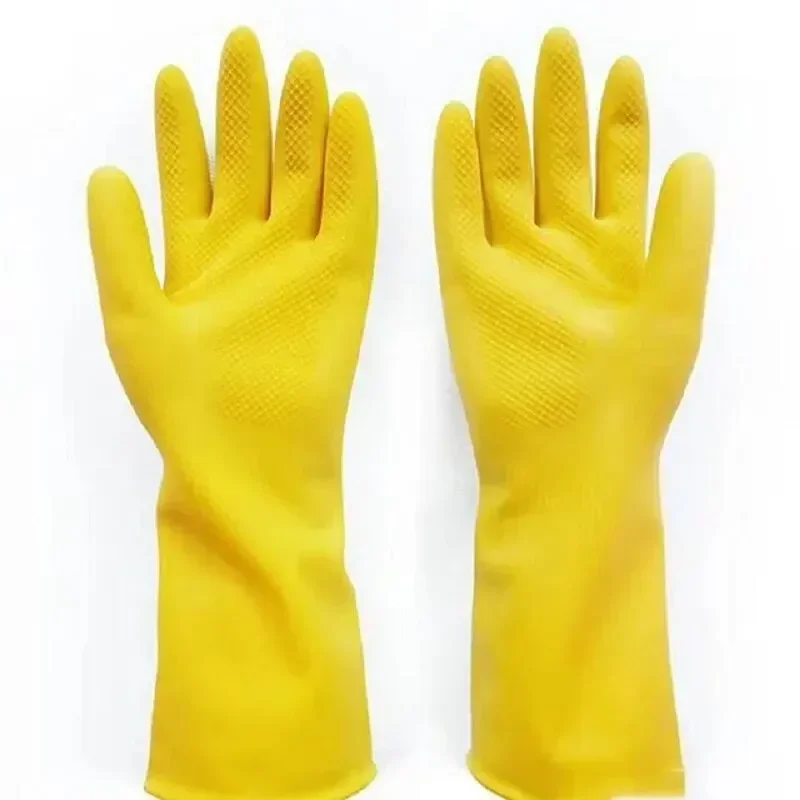 Waterproof Household Latex Dishwashing Gloves Kitchen Washing Bowl Washing Clothes Vegetable Cleaning Household Unisex