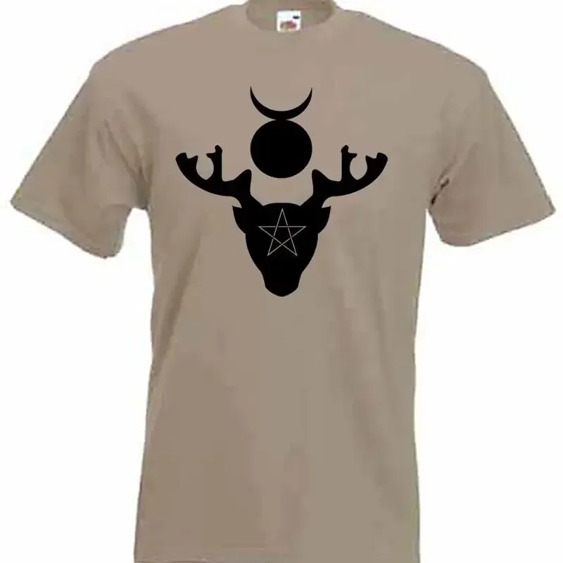 Horned God T Shirt Pagan Wicca Witch Druid Wiccan Choice Of 9 Colours