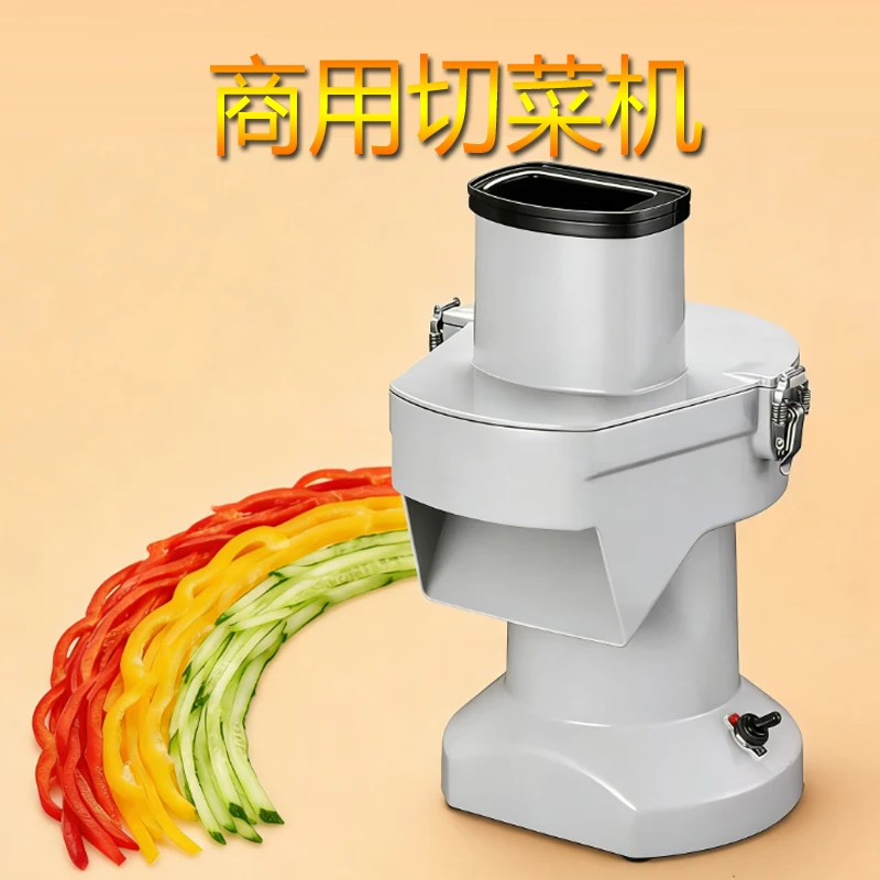 Electric Fruit and Vegetable Slicing Machine Stainless Steel Household Potato Slicer Radish Lotus Root and Vegetable Cutter