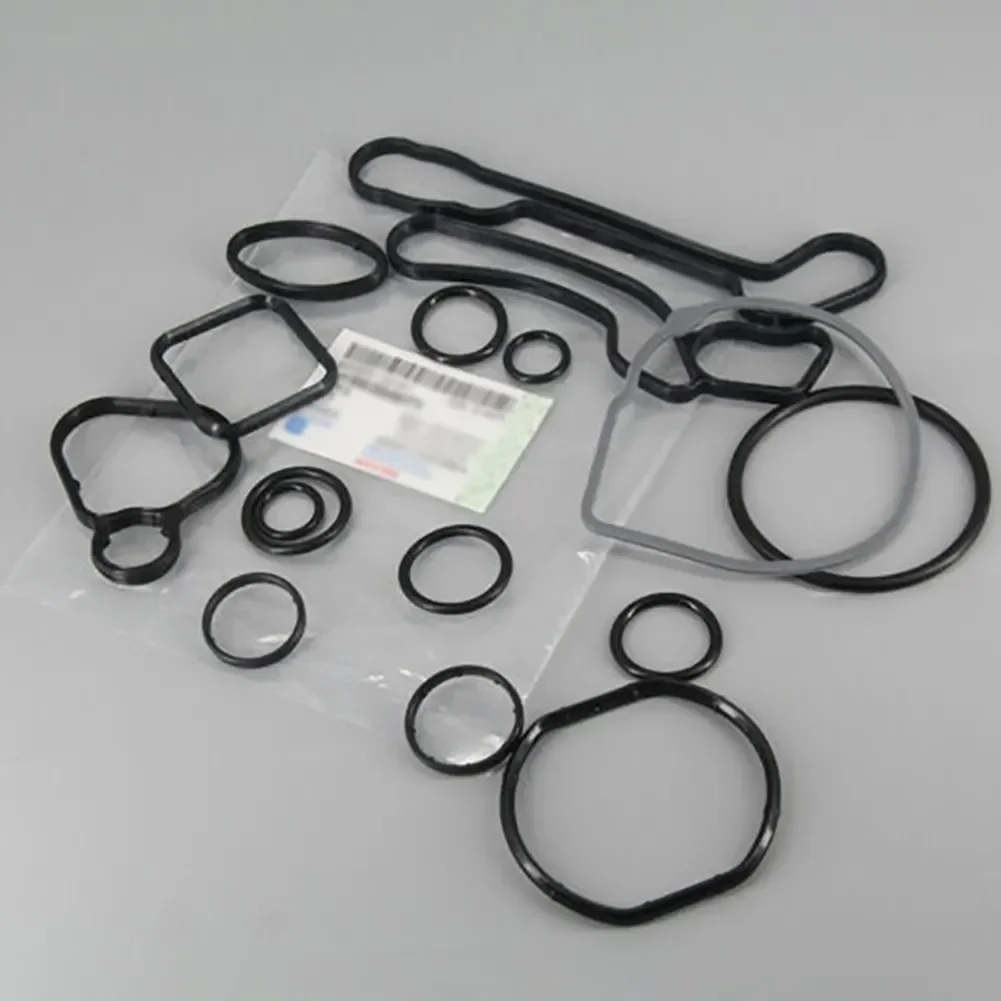 93186324 55354071 For Chevrolet Cruze Aveo Engine Oil Cooler Gasket Seal Suit Oil Radiator Repair Kit Car Accessories