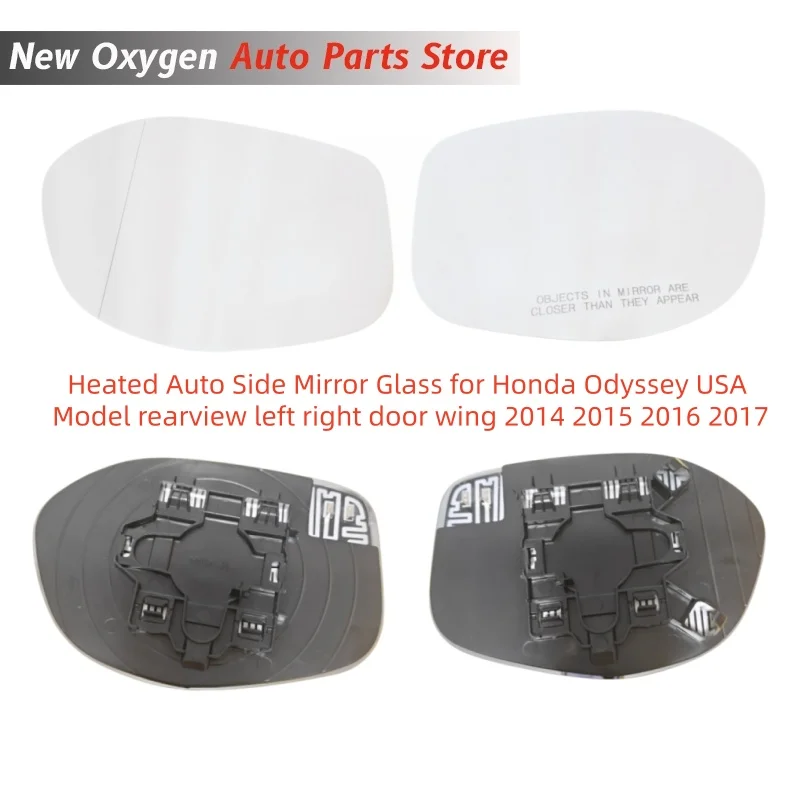 For Honda Odyssey USA Model Rearview Left Right Door Wing 2014 2015 2016 2017 Heated Auto Side Mirror Glass