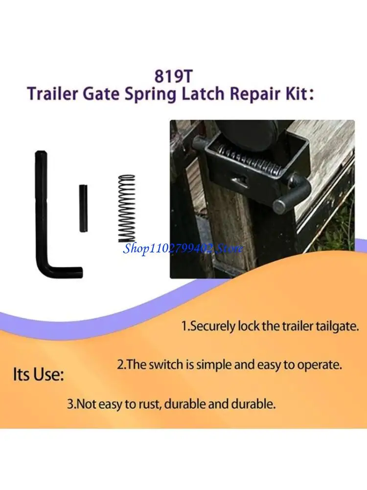 547F Upgraded Trailer Spring Repair Set DIY Trailer Spring Fix Long Service Solution Enhances Trailer Performances for DIY