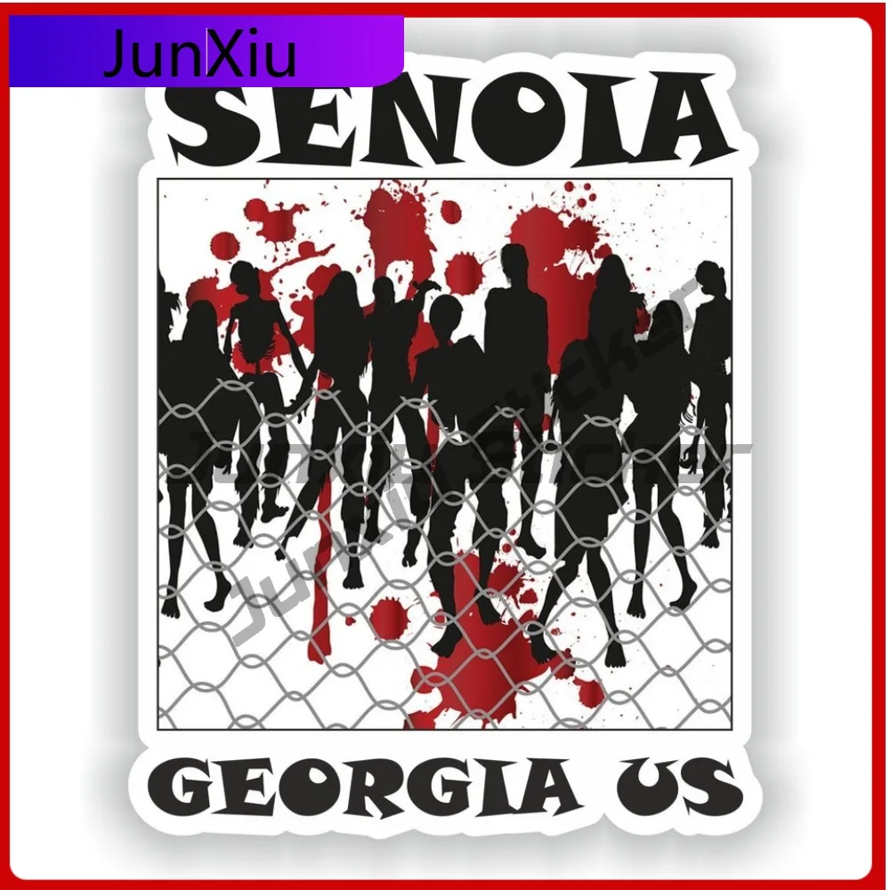

Senoia Georgia Stickers Waterproof Vinyl Decals Bumper Decoration Suv Cover Waterproof Decals Car Camping Sticker Accessories