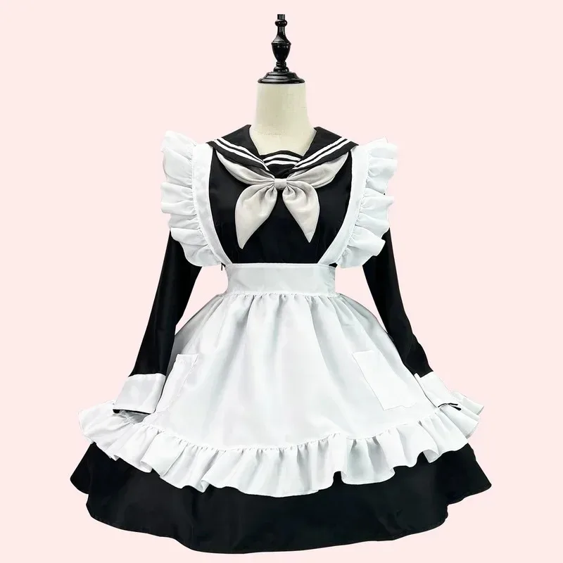 Uniforme de Anime JK, disfraces de Cosplay de marinero, vestido de sirvienta de talla grande, lencería de invierno de manga larga, trajes de espectáculo de animación Lolita para Halloween