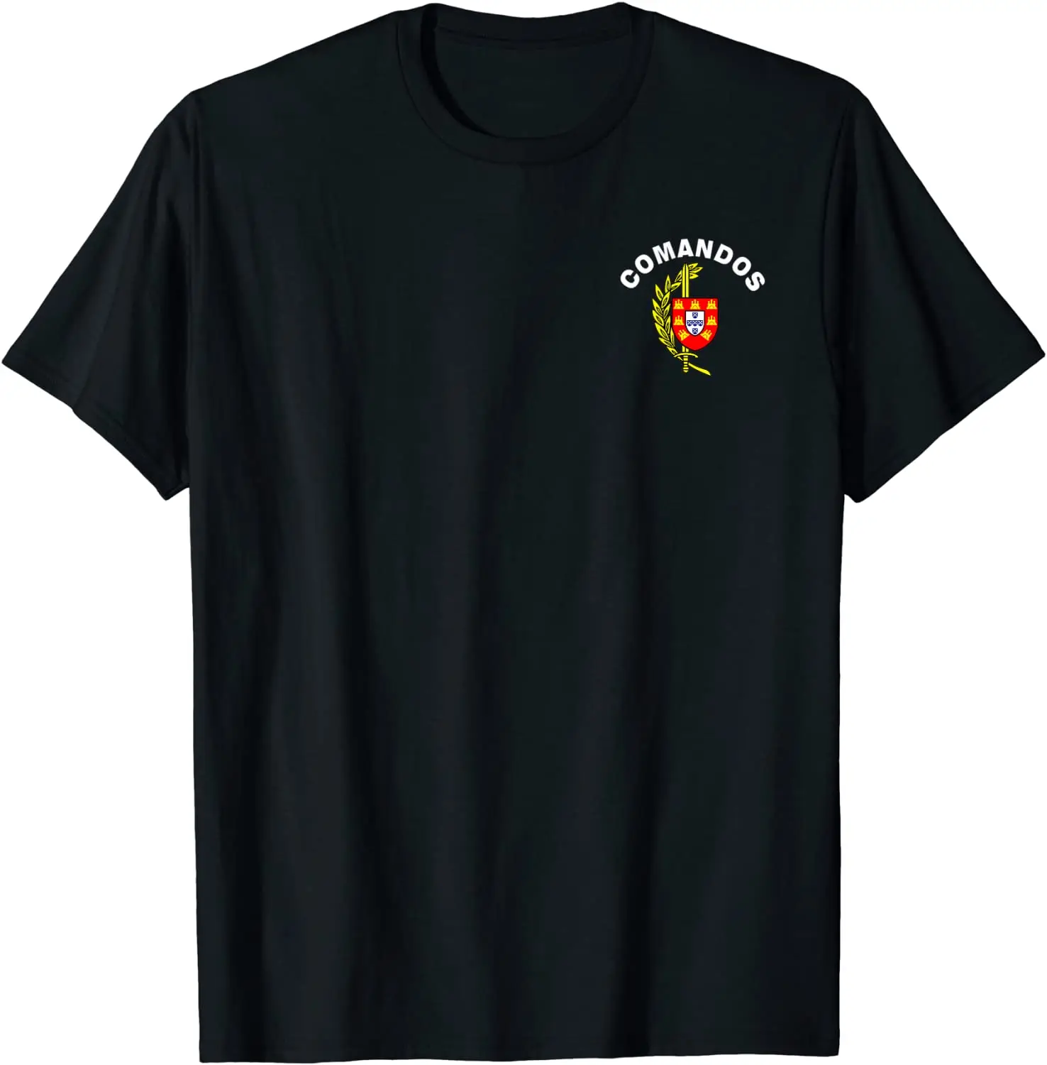 Portuguese Army Special Forces Comandos Men T-shirt Short Casual Shirts