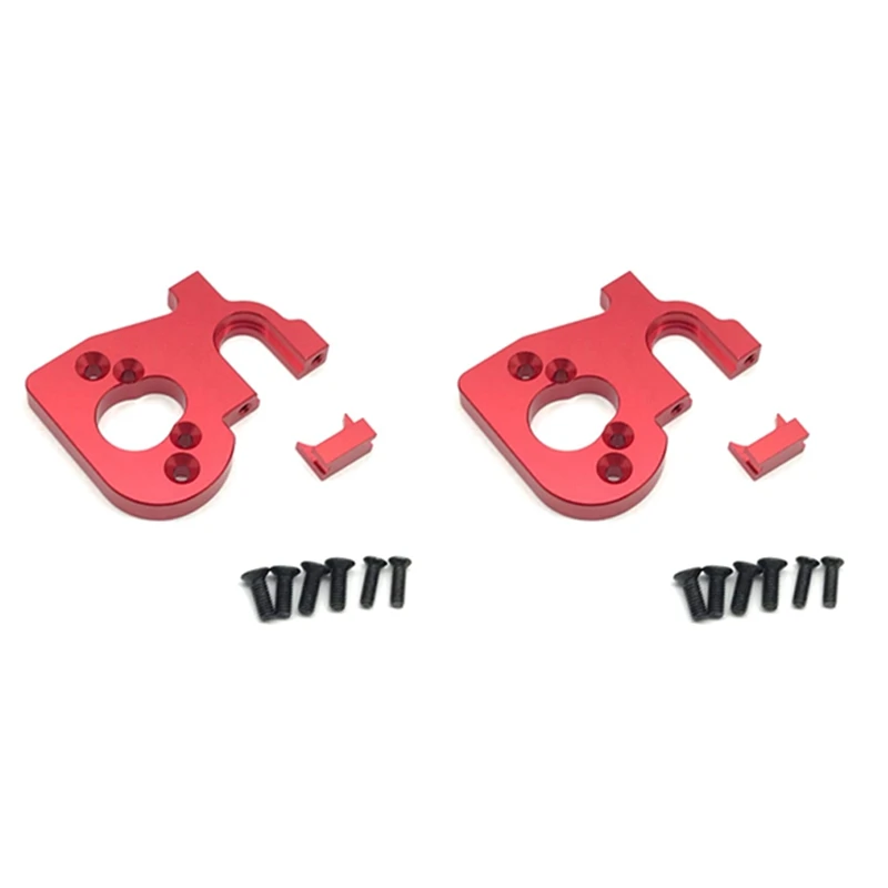 

2X RC Car Motor Holder Replacement Accessories Fit For Wltoys 144001 1/14 4WD RC Car Parts,Red