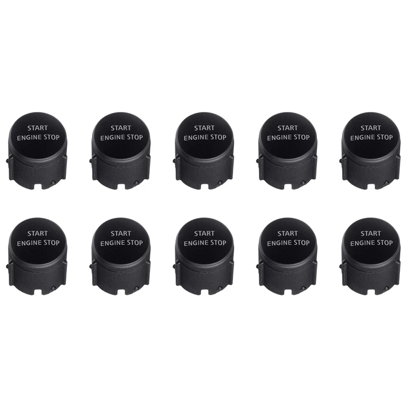 10X Start Stop Engine Switch Push Button Cover For Land Rover Range Rover Sport Edition 2010-2013 Discovery 4 2010-16