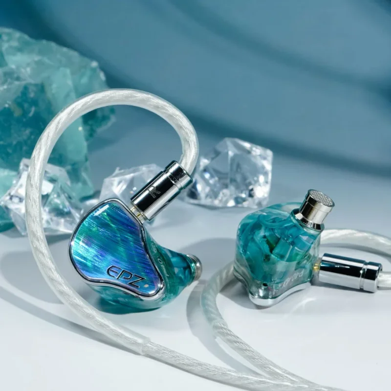 Planar Magnetic Iem Earphones - EPZ P40 หูฟังแบบมีสายสำหรับมอนิเตอร์ในหู 2DD+1Planar+1PZT หูฟังไฮบริดเซรามิกแบบพีโซอิเล็กทริก Hi-Fi