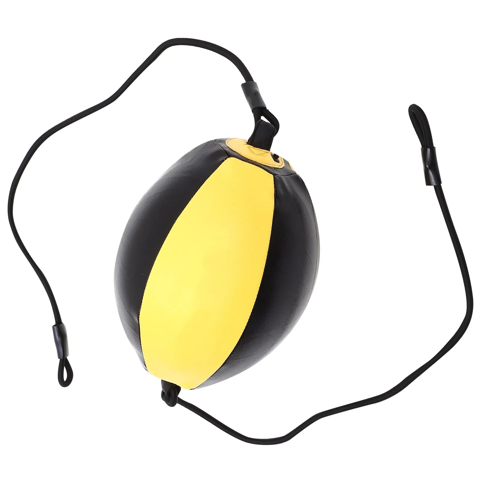 Double-End Ball Boxing Speed Ball Black Yellow Portable Training Punching Accuracy Workout Agility Exercise Boxing Bag