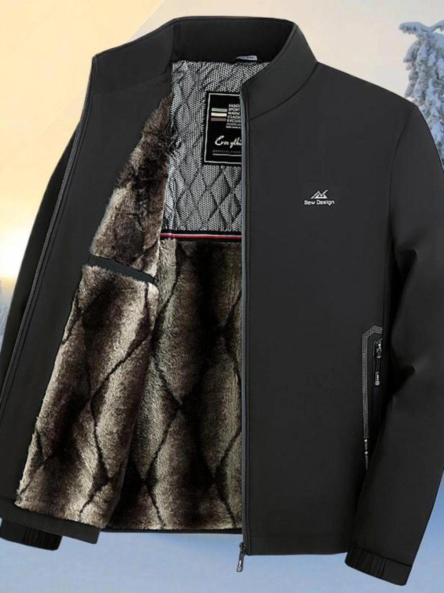 

Мужская куртка с воротником-стойкой, утепленная хлопком, утолщенная, теплая зимняя верхняя одежда, модный городской стиль, со съемным капюшоном, для домашнего использования