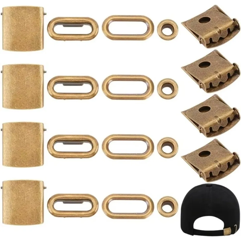 Stainless Steel Cap Buckle Adjustable Closure Baseball Hats Replacement Baseball Cap Buckle Cap Repair Headwear Fastener Hat