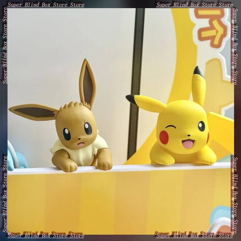 

Original Pokémon Pika Pika Series Pikachu Plush Toy Figurine Desk Car Decoration Collectible Kawaii Action Figures Gift