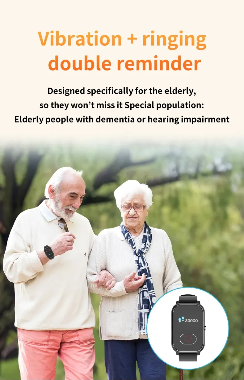 4G Smart Watch for Elderly GPS Location Bracelet with SOS Button Drop Detection Emergency Call  for Elderly People