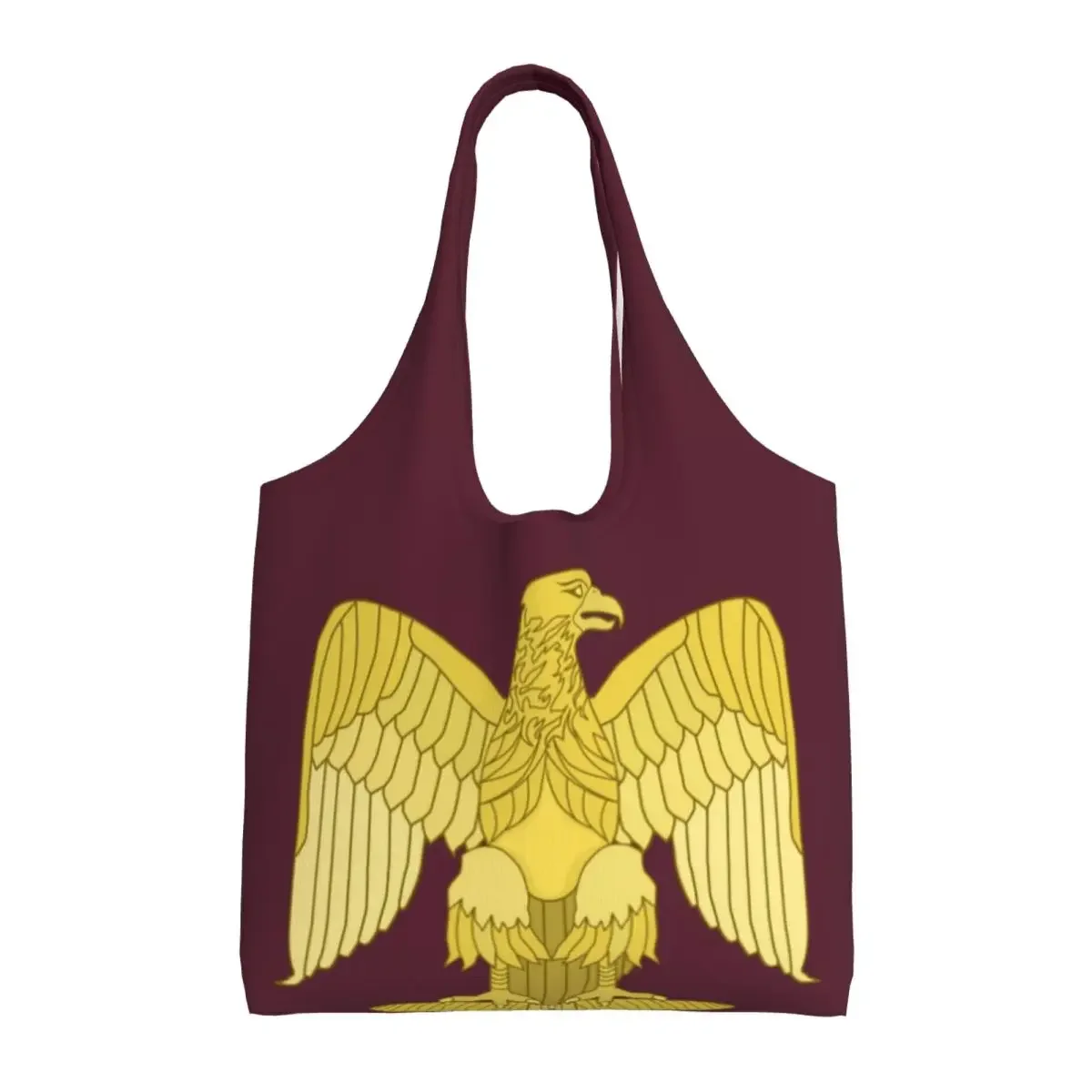 Napoleon Bonaparte Eagle Grocery Tote Shopping Bag France French Empire Canvas Shopper Shoulder Bag Large Capacity Bags Handbags