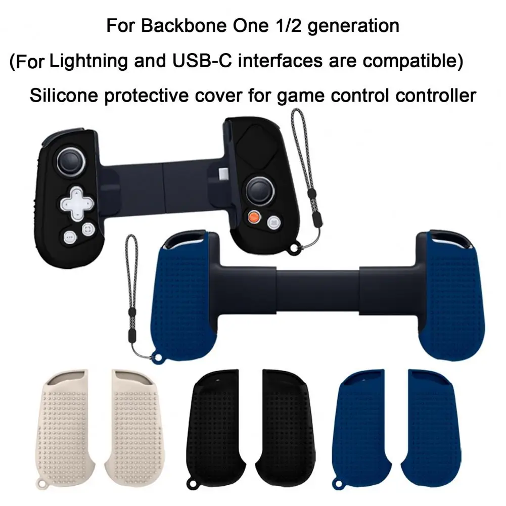 Controller Protective Cover Shockproof Protective Cover for Backbone One Game Controller 360 degree Ergonomic Grip